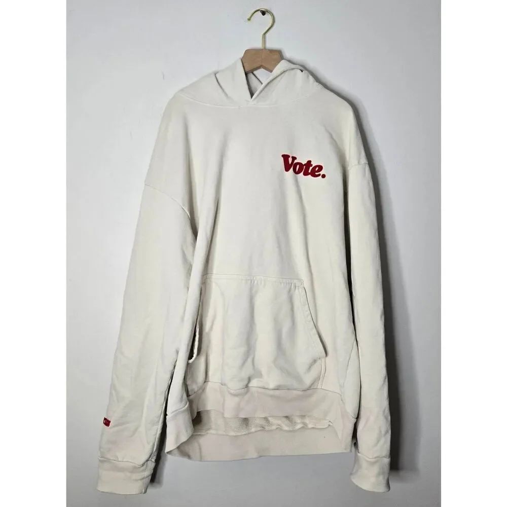 Talentless Vote Hoodie Size XLb Pullover Beige